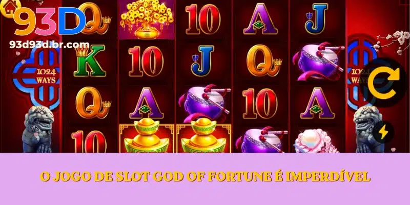 O slot do Deus da Fortuna é um jogo imperdível e que pode multiplicar seu ganho em até 93D