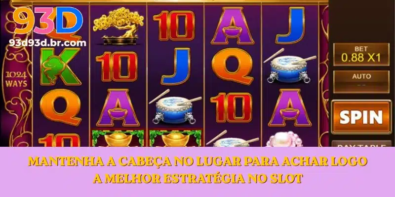 Mantenha a cabeça no lugar para achar logo a melhor estratégia no slot